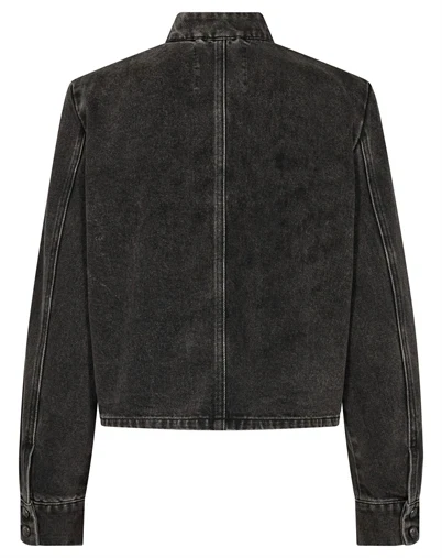 Co' Couture - JaceCC Denim Officer Jakke - Black